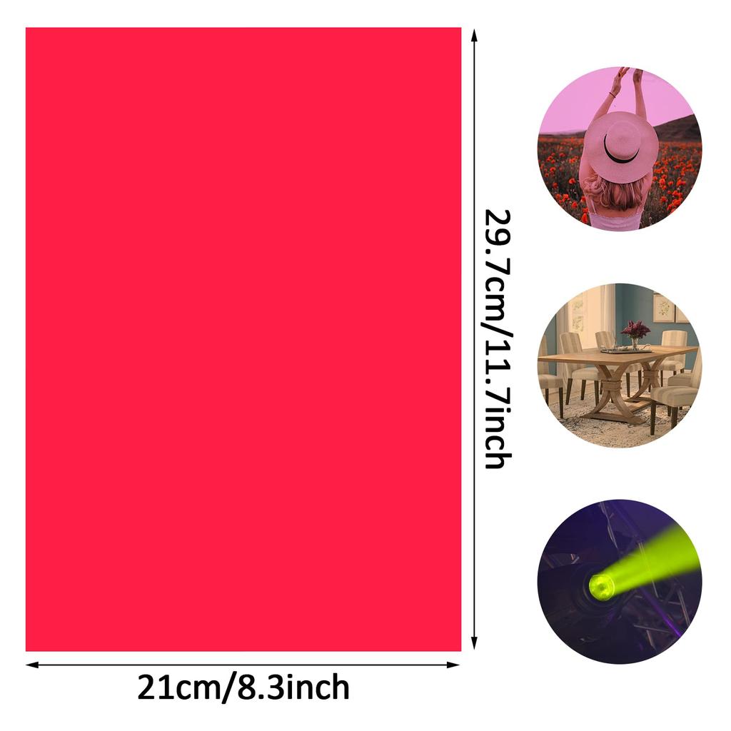 1 stuks kleur PVC-kunststoffolie A4 0,2 mm * 210 mm * 297 mm