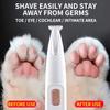 Rechargeable Cat And Dog Grooming Scissors, Usb Powered Paw Trimmer, Professional Pet Hair Clipper, Cat And Dog Foot Razor