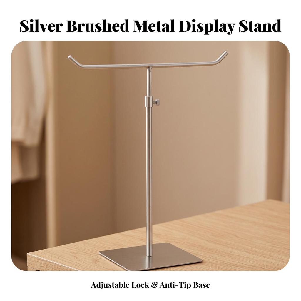 Countertop Scarf Display Stand Vertical Freestanding Stable