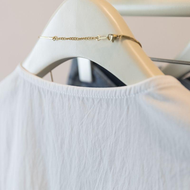 Summer Plus Size Elastic Waist Office Lady Shirt and Blouse Short Sleeve Solid Top Women Clothing V-neck