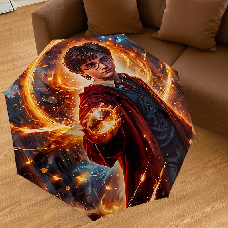 1PC Warner Harry Potter magic Umbrella-8-Rib Reinforced, Automatic Open, Lightweight-A105