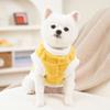 Pet Traction Suit Velvet Winter Dogs Clothes Comfortable Pullover Vest Dog Warm Sweater Soft Dog Plaid Coat Autumn Winter
