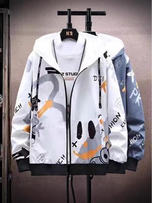 Sudadera de terciopelo para adolescentes chicos Otoño/Invierno - Chaqueta elegante de corte holgado