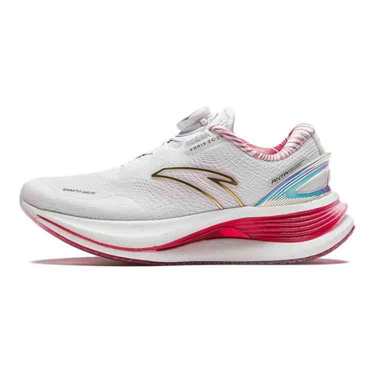Anta Childrens Sports Team Award Shoes Commemorative Edition Running Shoes Kids Running Shoes White Red 312435507R-1