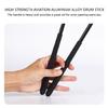 High Performances Drum Sticks Aluminum Construction Antislip Precisions Balanced Suitable for Various Music Styles