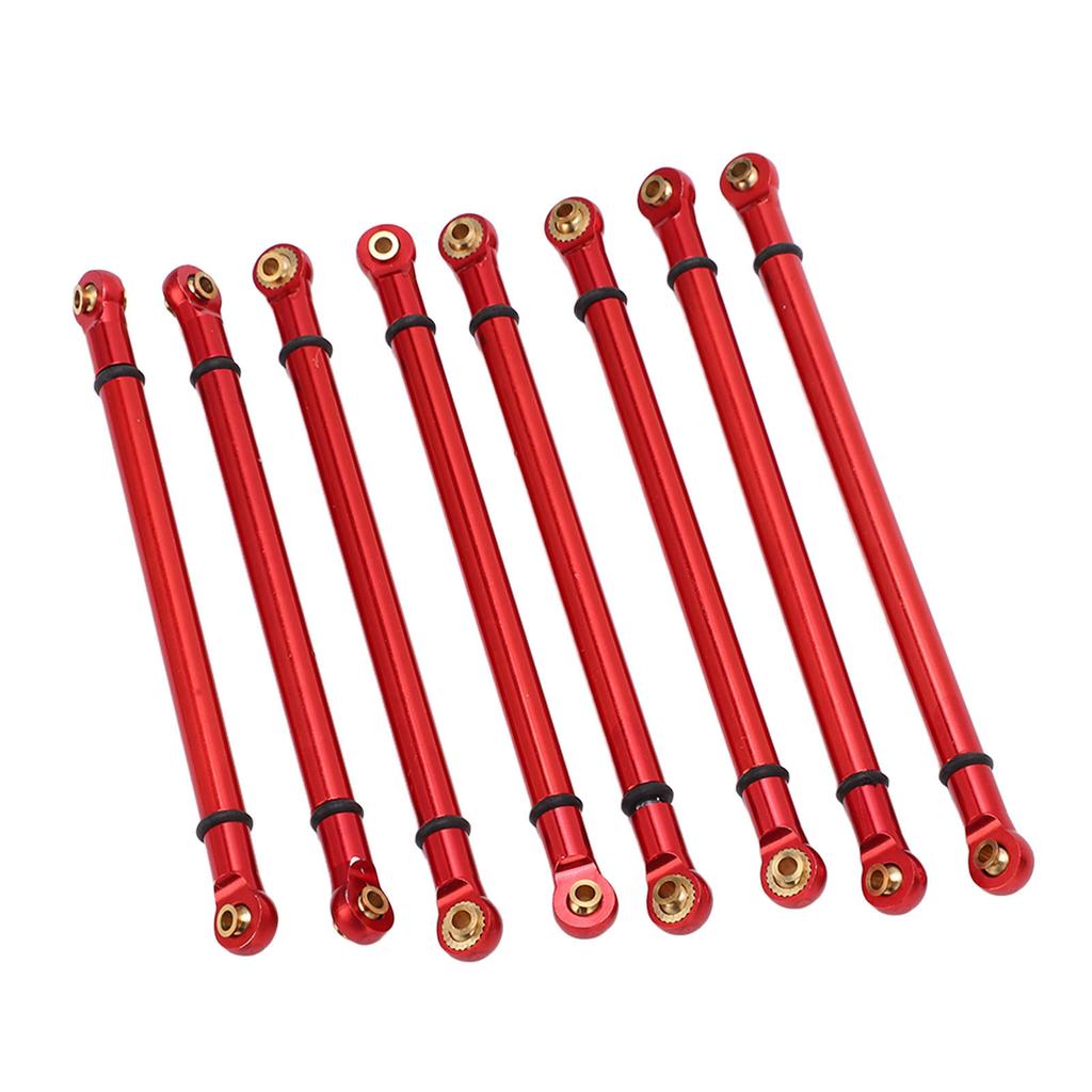8pcs M3 Aluminum Alloy Link Rod Linkage Set for   SCX10 RC Crawler Car Upgrade Parts