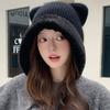 Thick Warm Plush Ear Flap Hat Polyester Winter Warm Hat Thick Cold Proof Hat  Outdoor Use