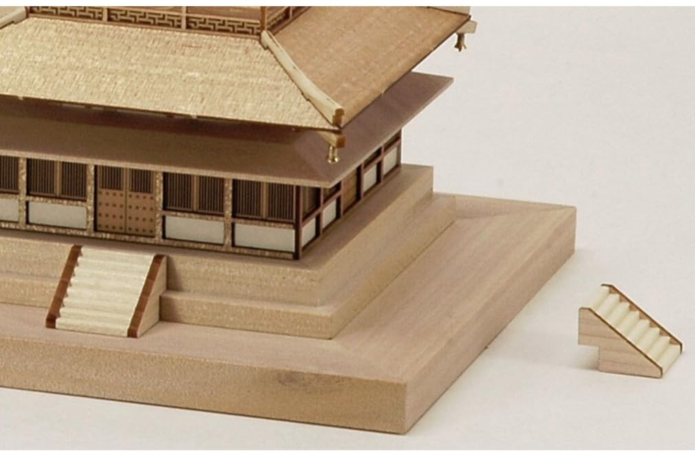 Woody Joe Horyuji Temple Pagoda Wooden Model Assembly Kit 1/150 Five-story (Building)