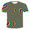 New Men's Short Sleeved Summer 3D Personalized Printed Current Design T-shirt
