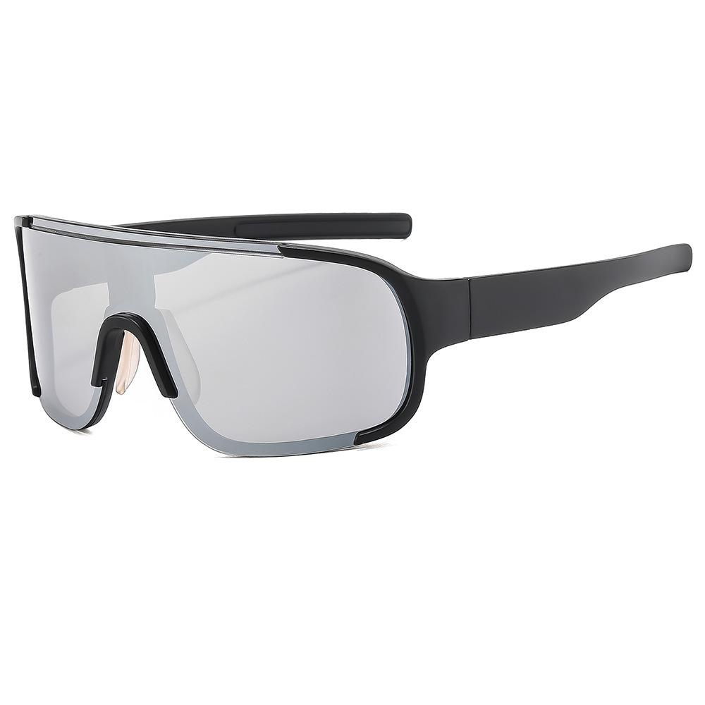 

JYL TS Oversized Sunglasses Unisex UV Protection Cycling Outdoor T841 A-5131 темно-сірий