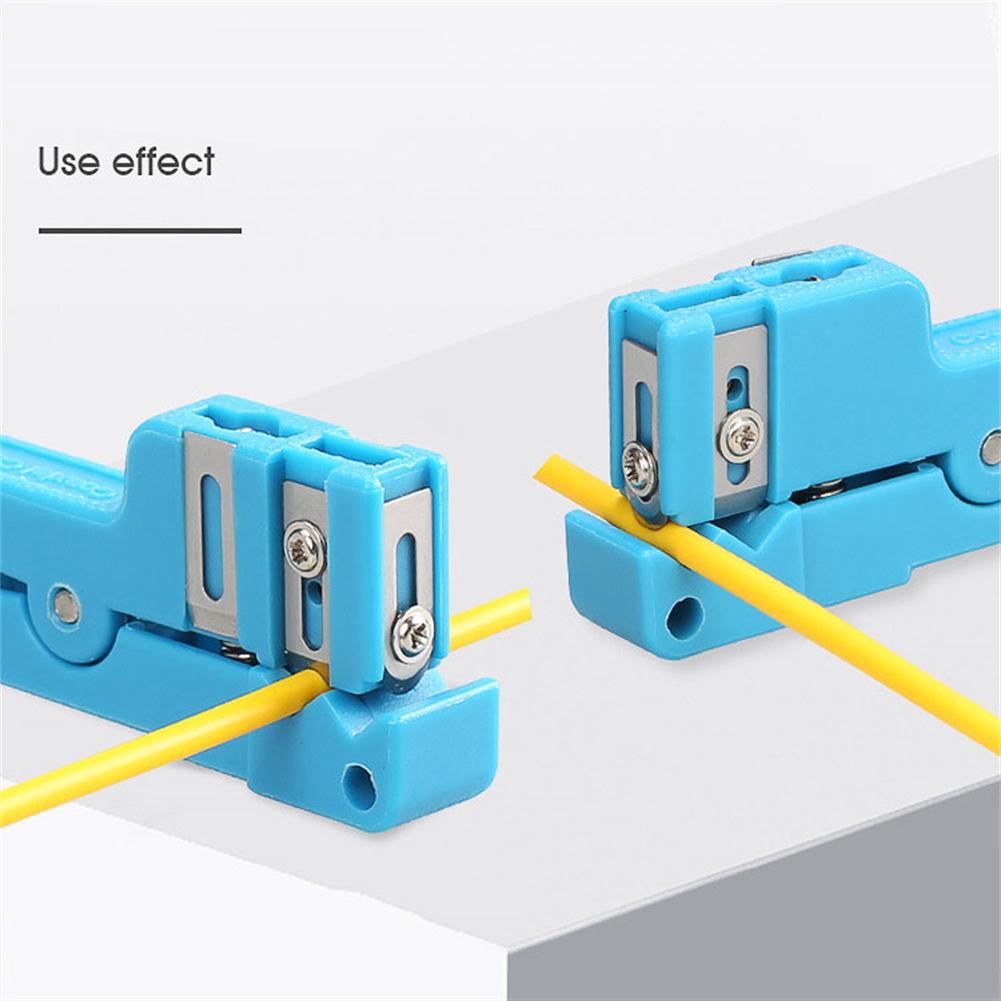 Fiber Optic Stripper Fiberglass Jacket Sheath Stripper Tool Adjustable Blades Cutter Slitter For CB Antenna Cables