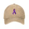 Mast Cell Activation Syndrome Awareness Ribbon Baseball Cap dad hat hard hat hiking hat Luxury Unisex cap Hats Unisex Womens