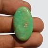 Natural Chrysoprase Gemstone Cabochon - Loose Semi Precious Stone 25 Carats Oval Shape 31x18 Mm, Jewelry Craft Supply
