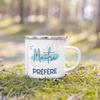 Super Maitre French Printed Mugs Creative Coffee Cups Drinks Water Enamel Camping Cup School Handle Drinkware Gifts for Teacher