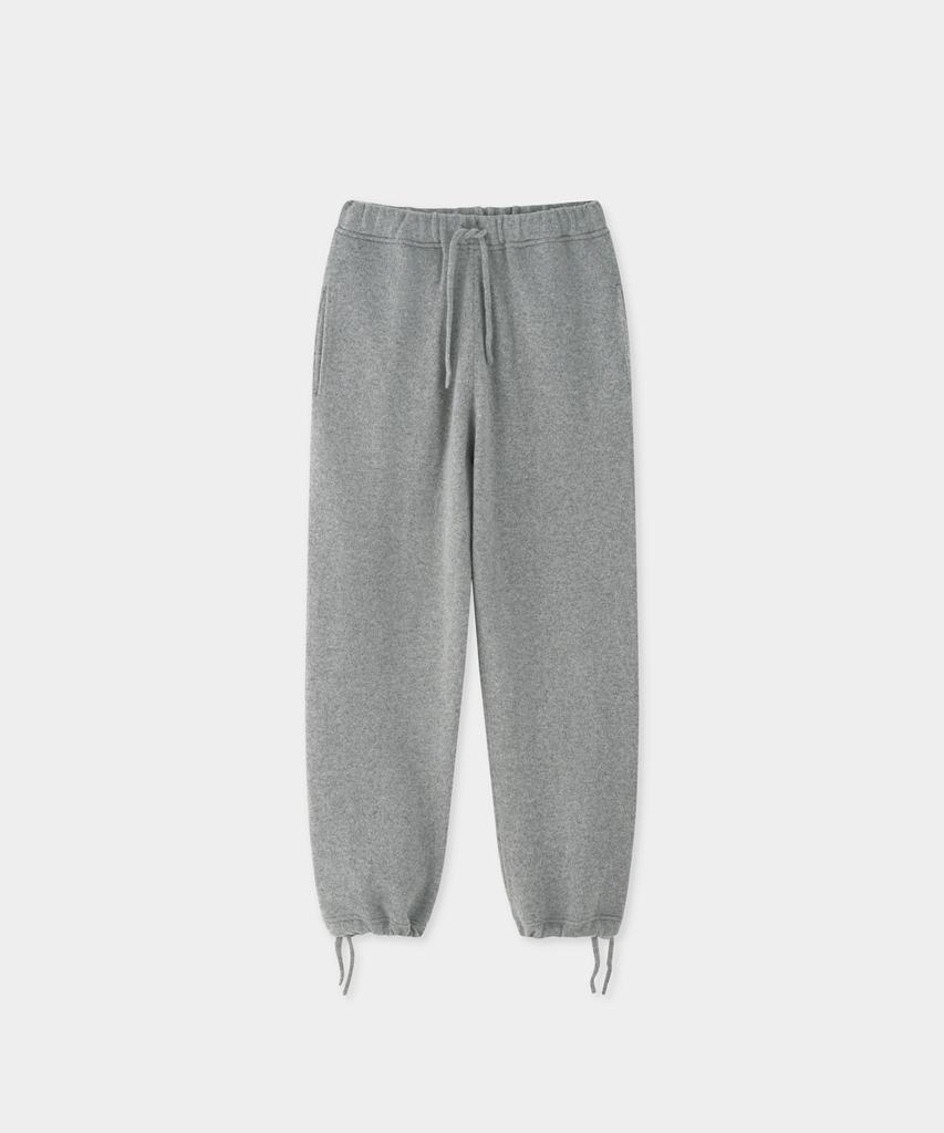 JRIUM Sadie Merino Wool Drawstring Jogger Knit Pants Gray