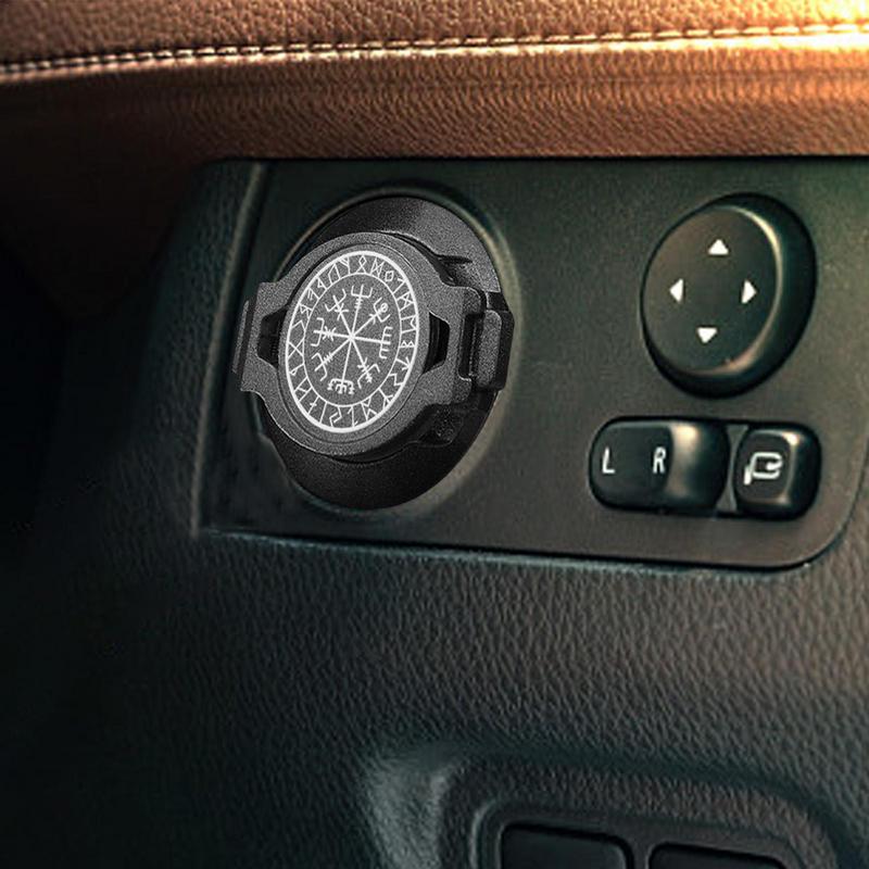 Automotive Start-Stopp-Knopfabdeckung Automatischer Legierungsknopf Schalterabdeckung Autozubehör Auto Innenraum Schutzabdeckung Für Autos