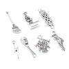 Lightning Mop Shoe Charms Pendant Wrench Lightning Broom Microscope Shape DIY Jewelry Making