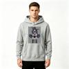 Men's Anime Character Print Pullover Hoodie Casual Long Sleeve Warm Sweatshirt for Daily Wear