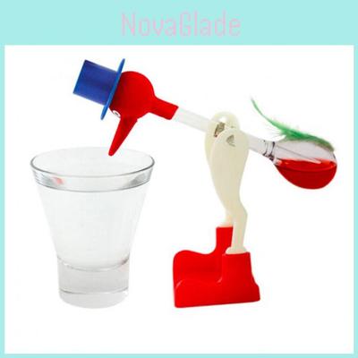 Verre rétro fantaisie de qualité supérieure, motif oiseau qui flotte, canard Dippy Einstein, pour un plaisir intemporel