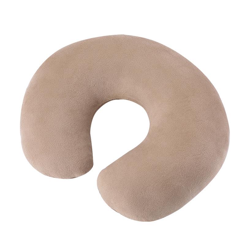 Nackenstütze U-förmiges Samt-Reisekissen