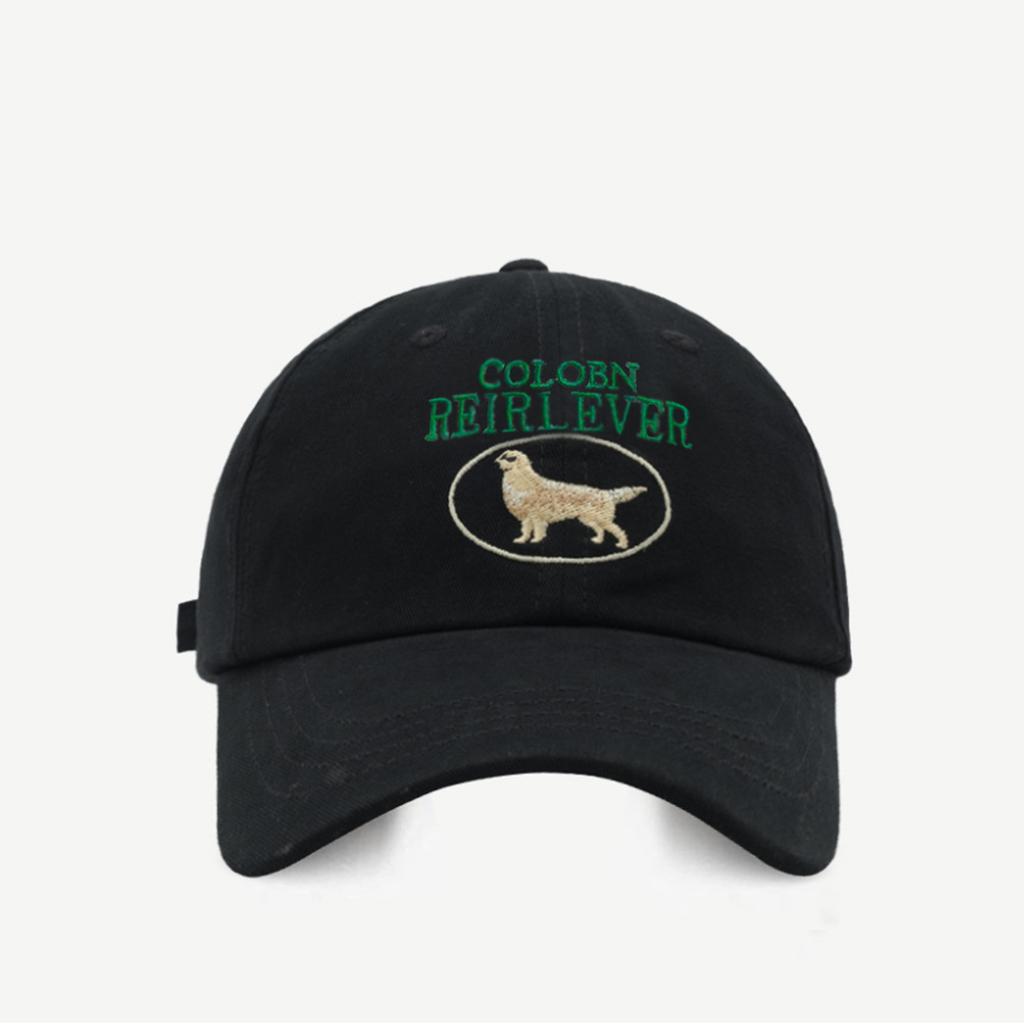 Baseball Adjustable Eyecatching Cap In Multiple Color Cute Dog Design Embroidery