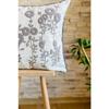 Punch Embroidered Single Decorative Daisy Design Throw Pillow Cover (punch)