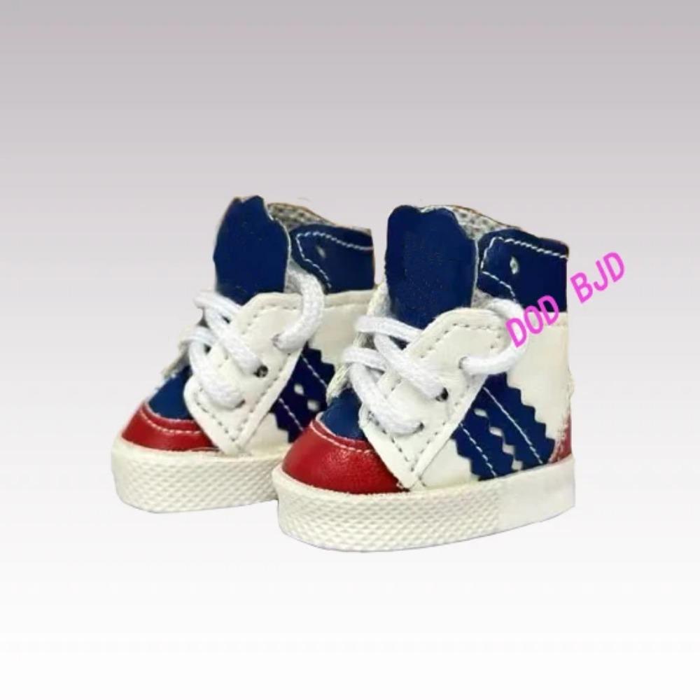Labubu  Shoes (4*1.8cm) Doll Sneakers ,for 17cm Macaron Plush and 15cm EXO Cotton Doll and 1/6 BJD Doll Clothes Shoe Accessoires