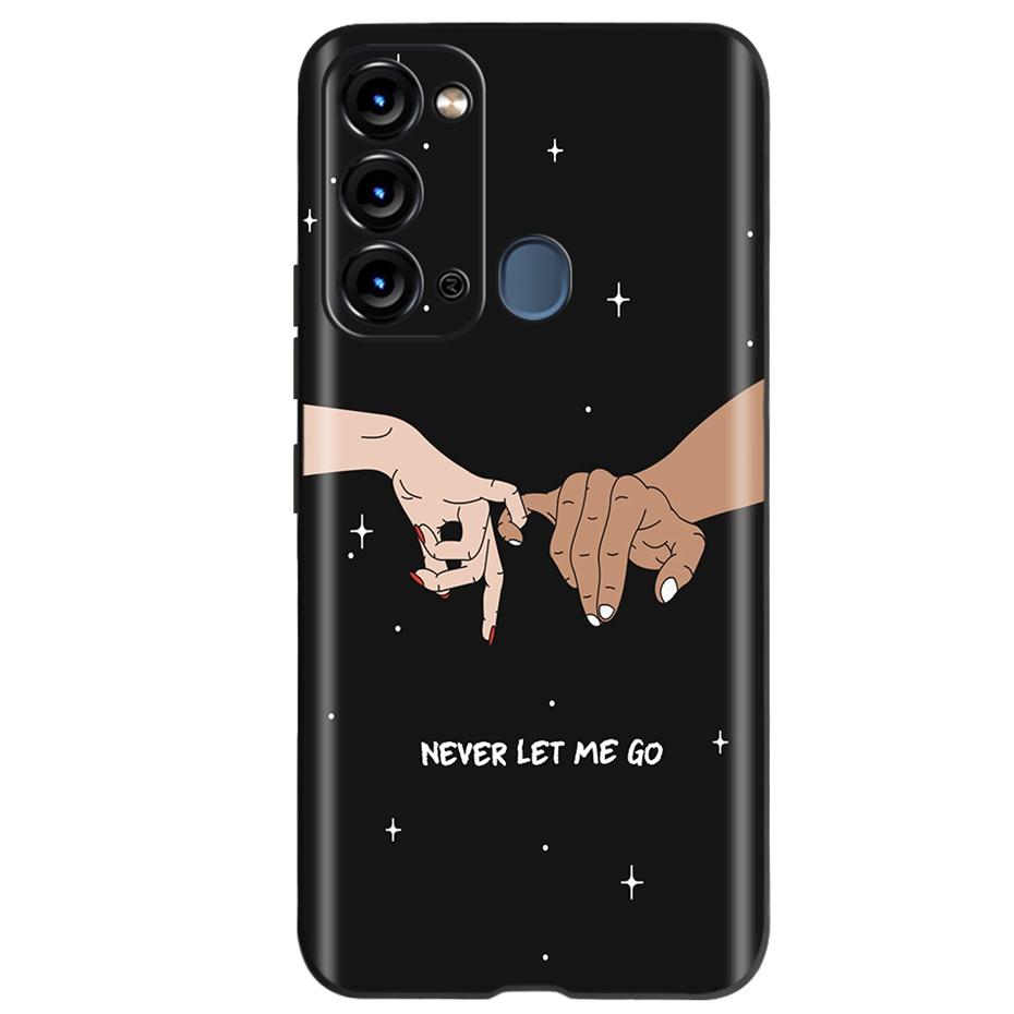 For ITEL Vision 3 Case Fashion Cat Sunflower Phone Cases For Itel S17 S 17 S661W Soft TPU Black Silicone Cover Vision3 Bumper