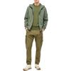 STONE ISLAND Logo-Aufnäher Kapuzenjacke Langarm Reißverschluss Jacke Herrenjacken Militärgrün 721540927-V0058