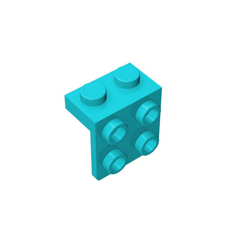 50g/64PCS 44728 Bracket 1x2-2x2 Building Blocks Moc 2+4 Right Angle Parts Compatible with Bricks Children Assembly Toys