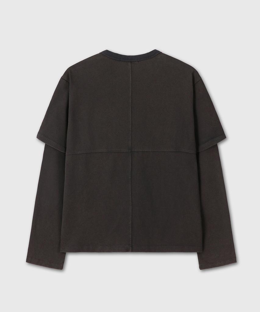 Daibeuin Layered Washing Long Sleeve (Black)