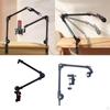 Arm Mic Holder Easily Install Professional Heavy Duty Adjustable for Studio Video Gaming Podcasting