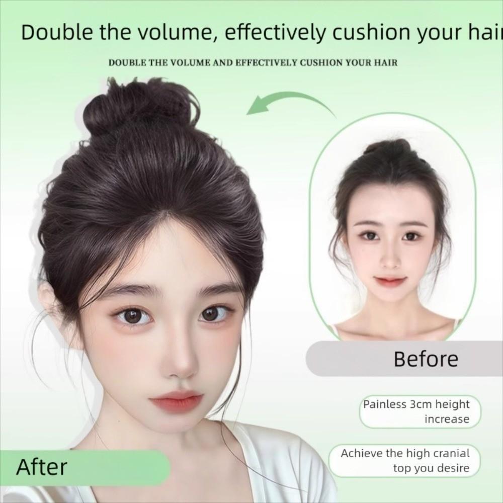 Lightweight Pasted Hair Pads Traceless Invisible Fluffy Hair Cushion  Back of The Head