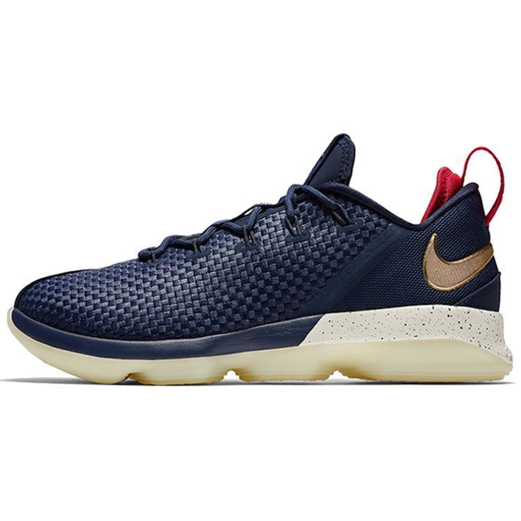 Nike LeBron 14 Low EP Basketball Shoes Men Sneakers Blue White 878635-400 41