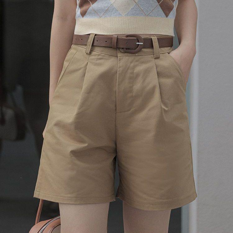 

Women s High-Waist A-Line Casual Wide-Leg Shorts - Spring/Summer 2026 Collection S, recommended for 40-48 kg