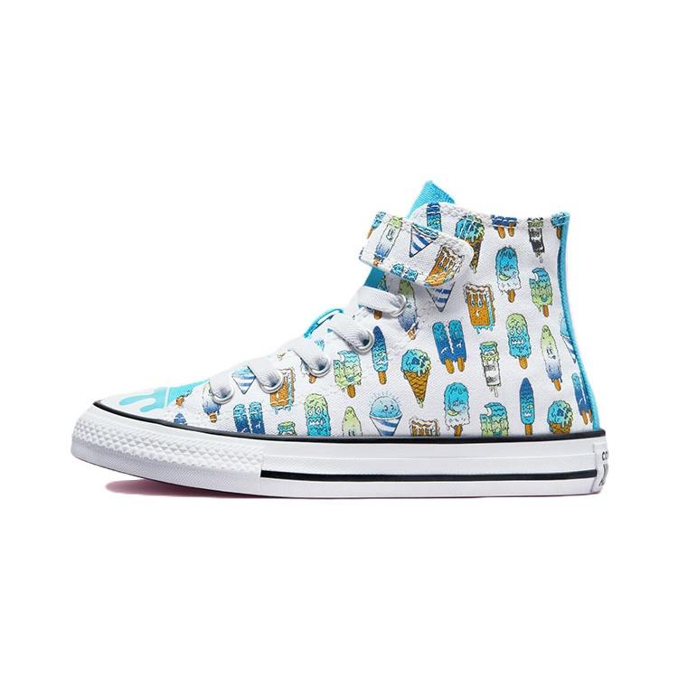 (PS) Converse Chuck Taylor All Star Easy-On  White Blue  Kids  A02155C EU 34