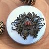 Cloisonné Eisvogel Feder Brosche - Retro Chinesischer Stil Cheongsam Korsage, Hochwertiger Schmuck für Damen