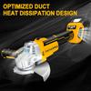 125mm Brushless Electric Grinder Cordless Angle Grinder Cutting Polishing Machine Speed Digital Display For Makita 18V Battery