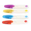 4 Pcs Thread Snips Small Compact U Shaped Fabric Scissors Embroidery Scissors with Cover for DIY
