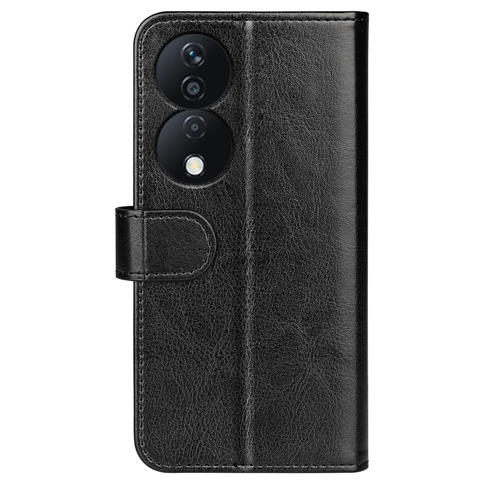 For Honor X7b 4G/90 Smart Wallet Phone Case Shockproof PU Leather Flip Cover
