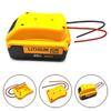 ABS Power Tool Battery Converter for DCB200 DCB203 DCB204 DCB206 DCB606 DCB609 Featuring DIY Wiring And Secure Mounting