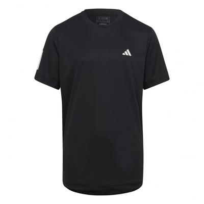 Short Sleeve for Club 3 Short Sleeve J140 T-Shirt Kids, Tennis, Stripes, T-Shirt, EUO60, HR4229 Black,