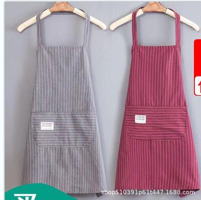 2025 Women's Stylish Pure Cotton Kitchen Apron - Fashionable Cooking Workwear