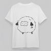 Women's Plus Size Fashion Trend Classic T-Shirt Cute Sheep And Bird Graphic Tee