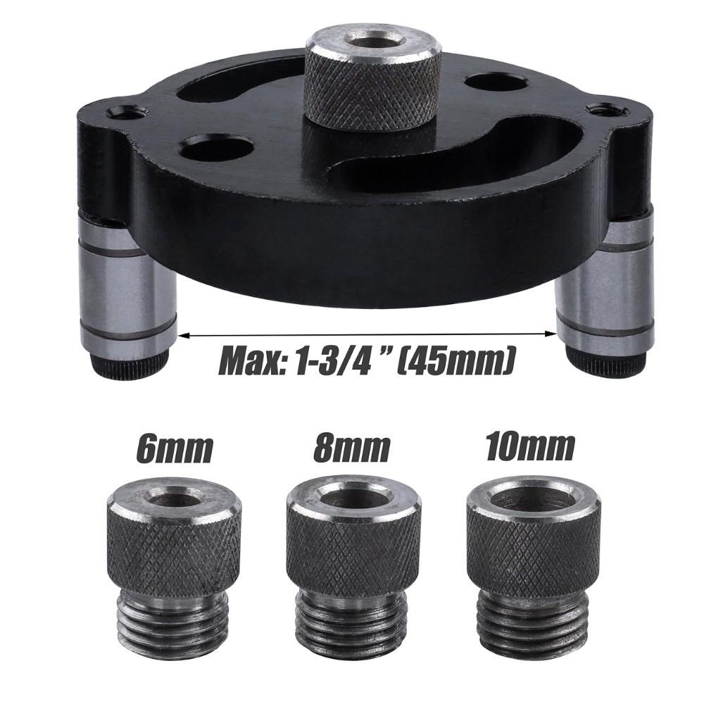 Round Pin Board Self Centering Doweling Jig Woodworking Joints Tool For Woodworking