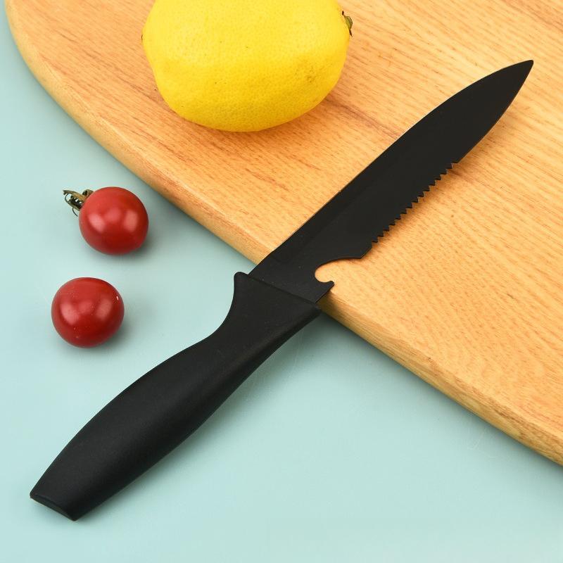 Stainless Steel Black Blade Three Piece Knife Set Japanese Multipurpose Chef Knife Cooking Tool