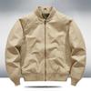 2025 Men's Retro Baseball Bomber Jacket - Loose, Casual Outerwear for Spring & Autumn