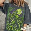 Vintage Werewolf Comic Style Tee, Full Moon Howling Wolf T-Shirt, Gothic Horror Shirt, Halloween Creature Top, Mythical Beast Gift