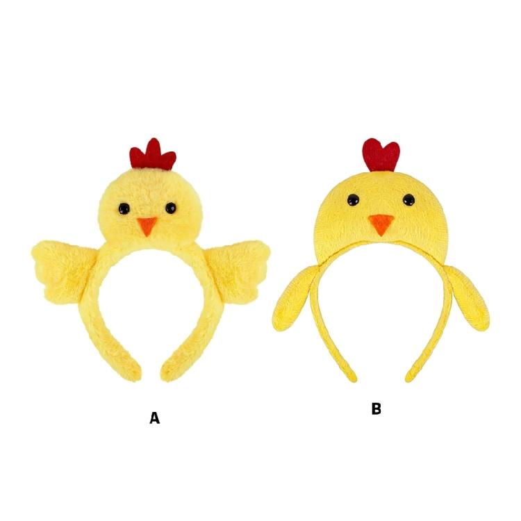 Whimsical Chick Themed Hair Band Lightweight Breathable Roleplay Headdress For School Event And Photos