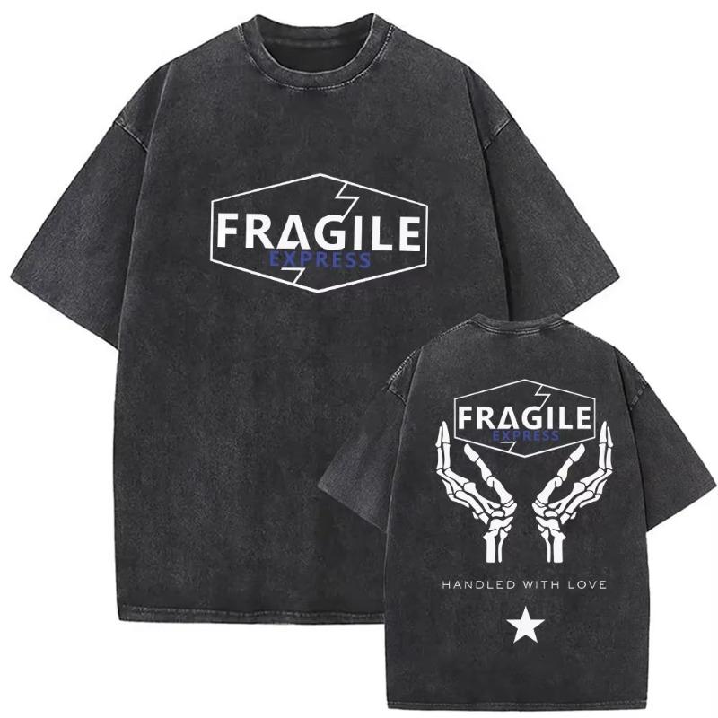 Vintage Washed Game on The Beach Print T Shirt Men Women gothic Fashion Cotton Short Sleeve T-shirt Streetwear